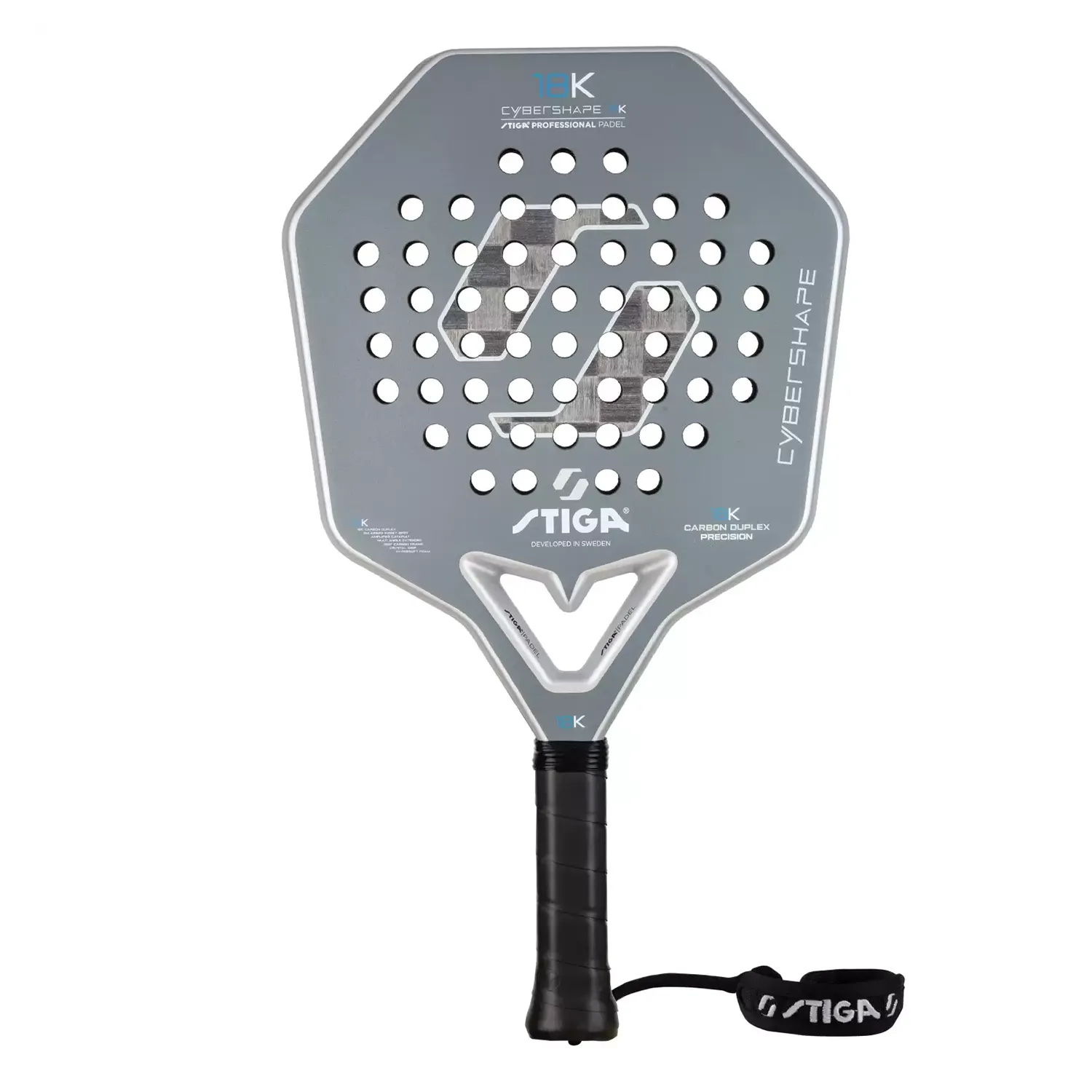 STIGA Padel Racket 18K 2 Cybershape 2026
