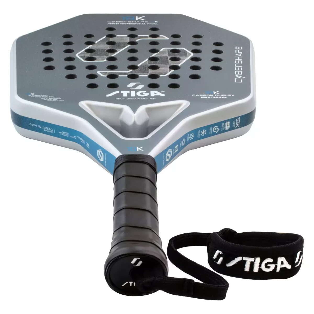 STIGA Padel Racket 18K 2 Cybershape 2026