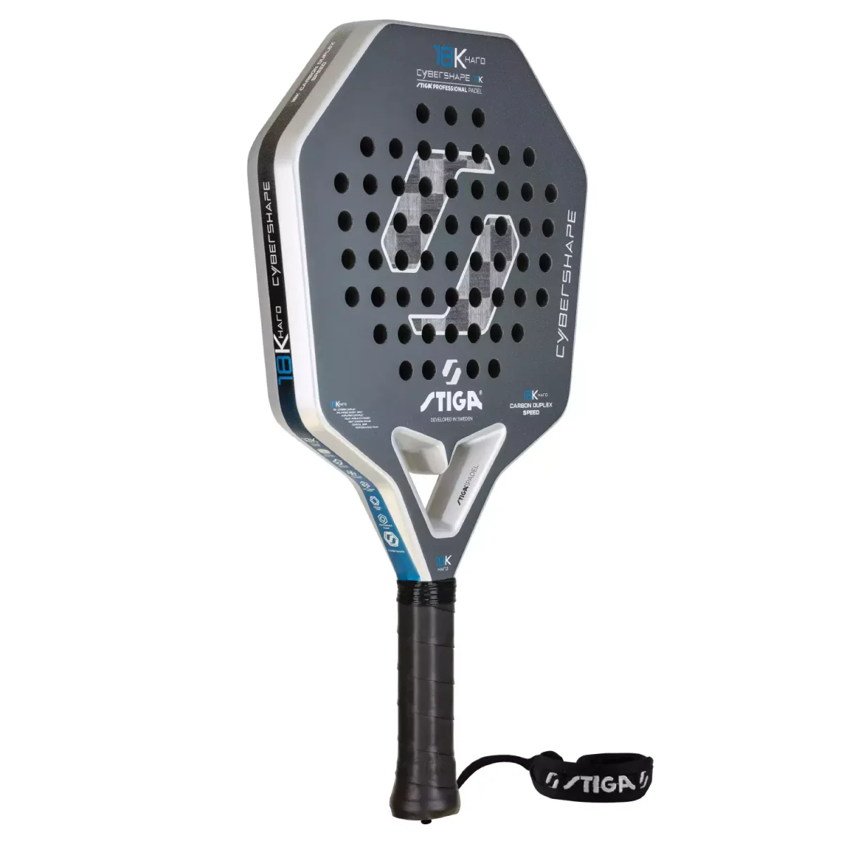 STIGA Padel Racket 18K Hard 2 Cybershape 2026