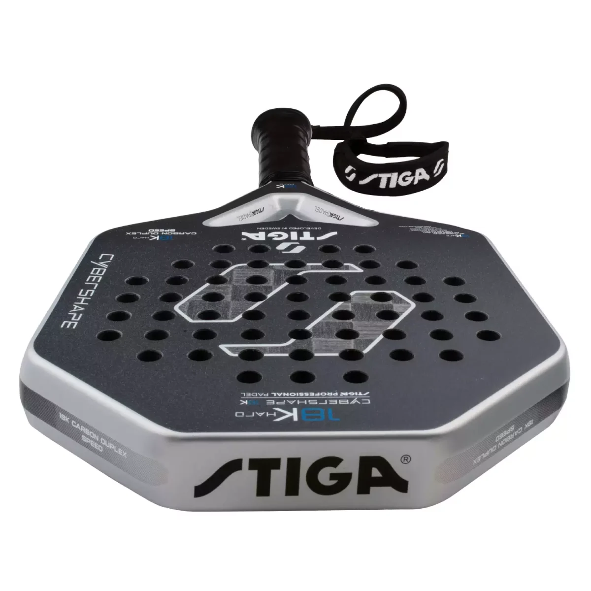 STIGA Padel Racket 18K Hard 2 Cybershape 2026