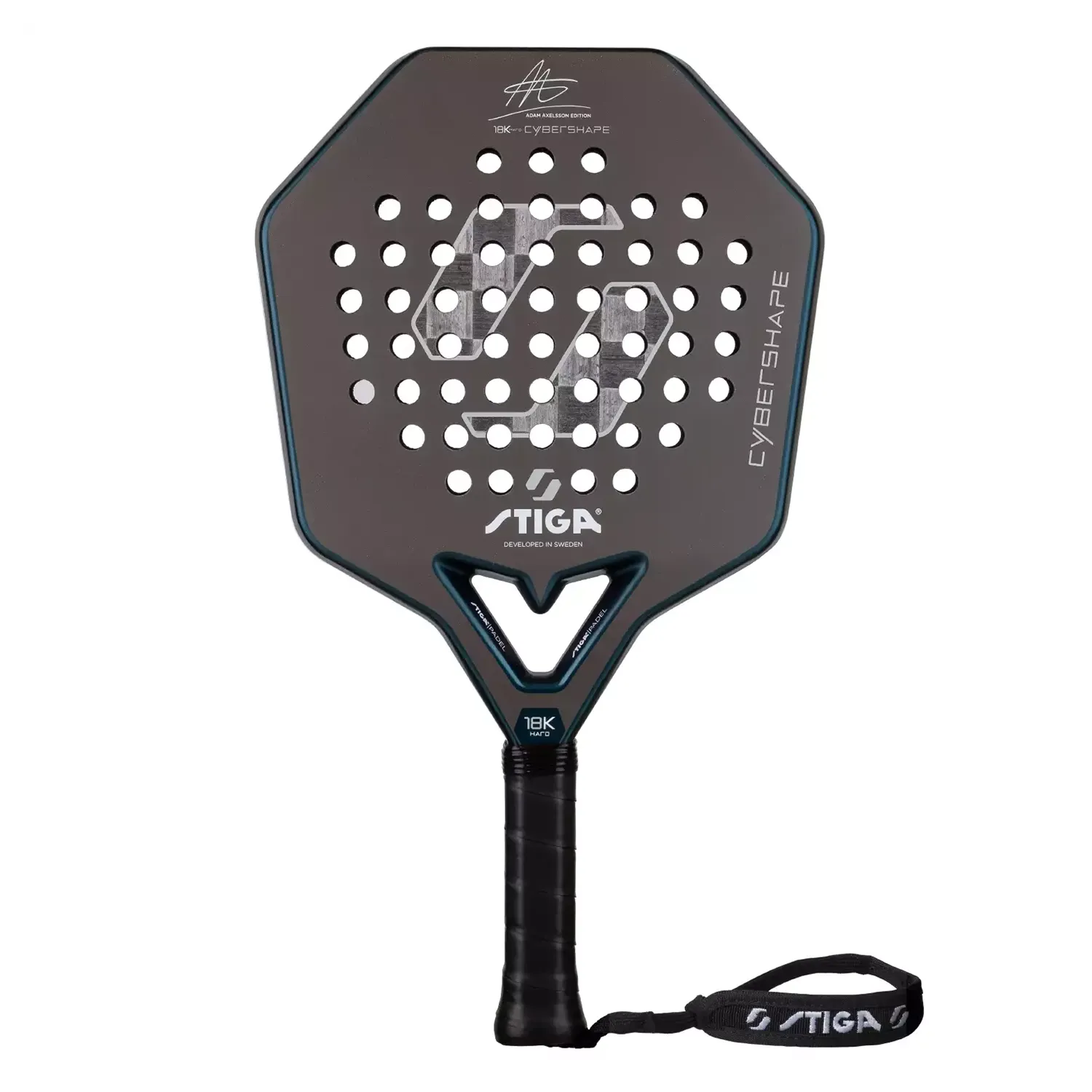 STIGA Padel Racket 18K Hard Adam Edt Cybershape 2026