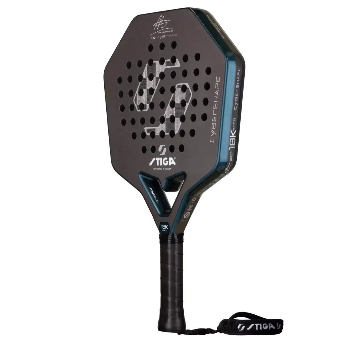 STIGA Padel Racket 18K Hard Adam Edt Cybershape 2026