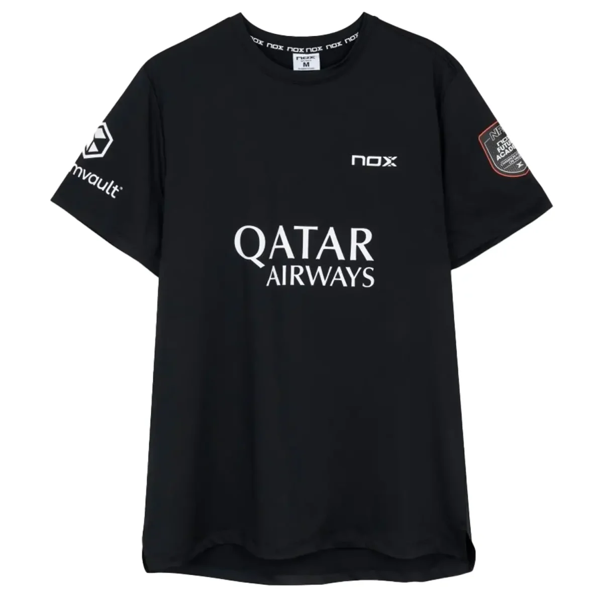 NOX Tshirt AT10 Agustin Tapia Sponsors Black (2) NOX Tshirt AT10 Agustin Tapia Sponsors Black