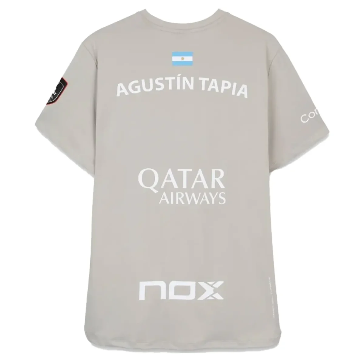 NOX Tshirt AT10 Agustin Tapia Sponsors Grey 