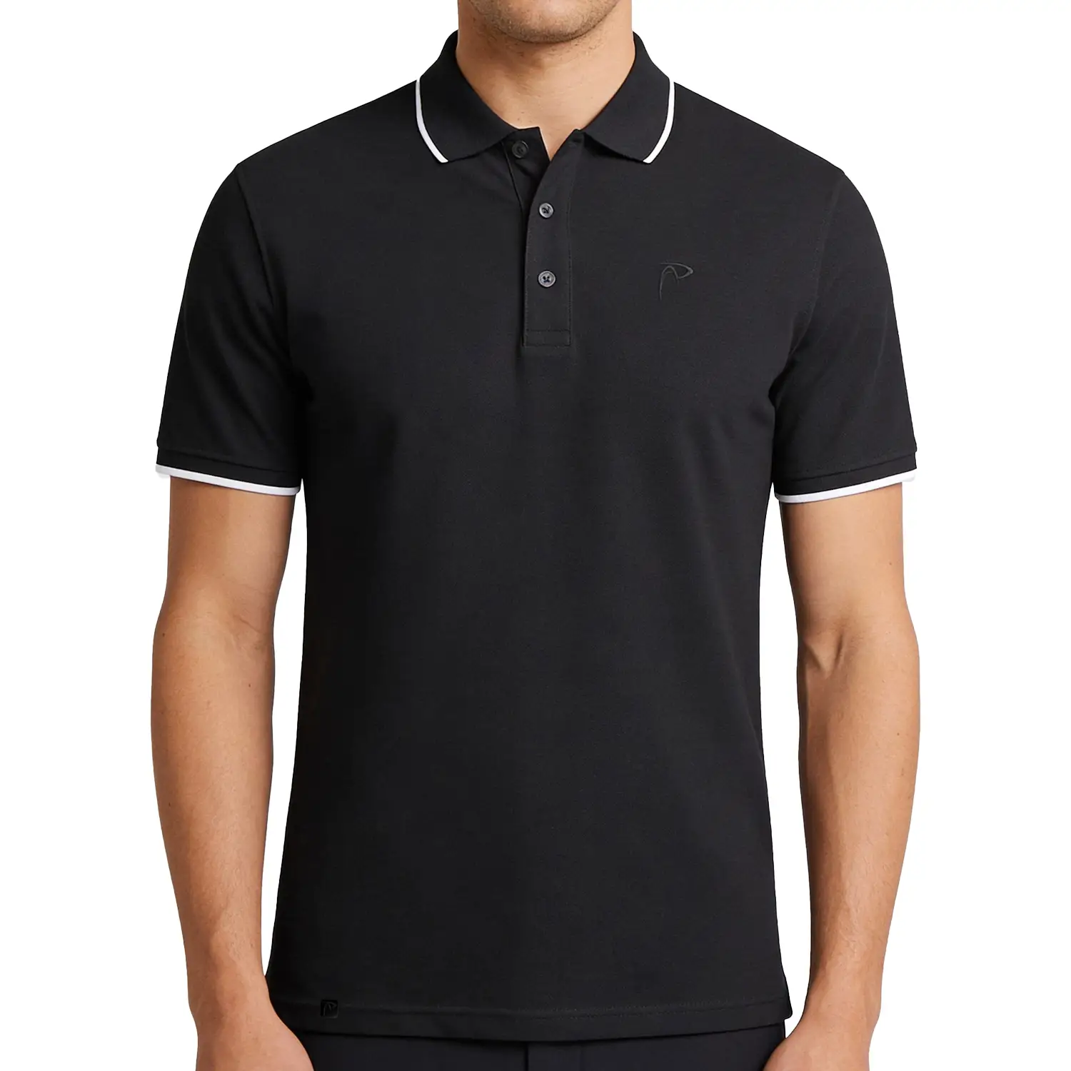PADELISTA Tshirt Essential Polo Black