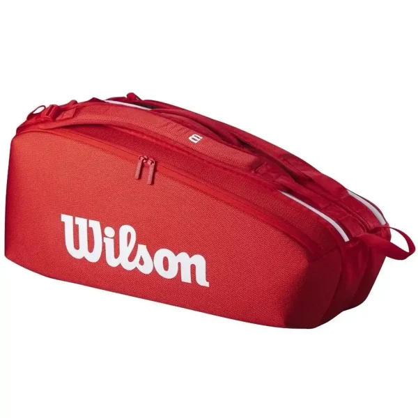 WILSON Tennis Bag Super Tour 6 Pack Red 2025