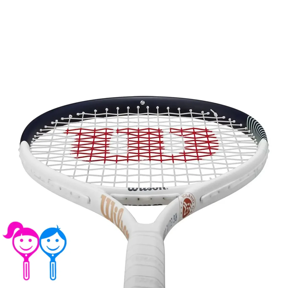 WILSON Tennis Racket Roland Garros Elite Comp JR 26 Strung