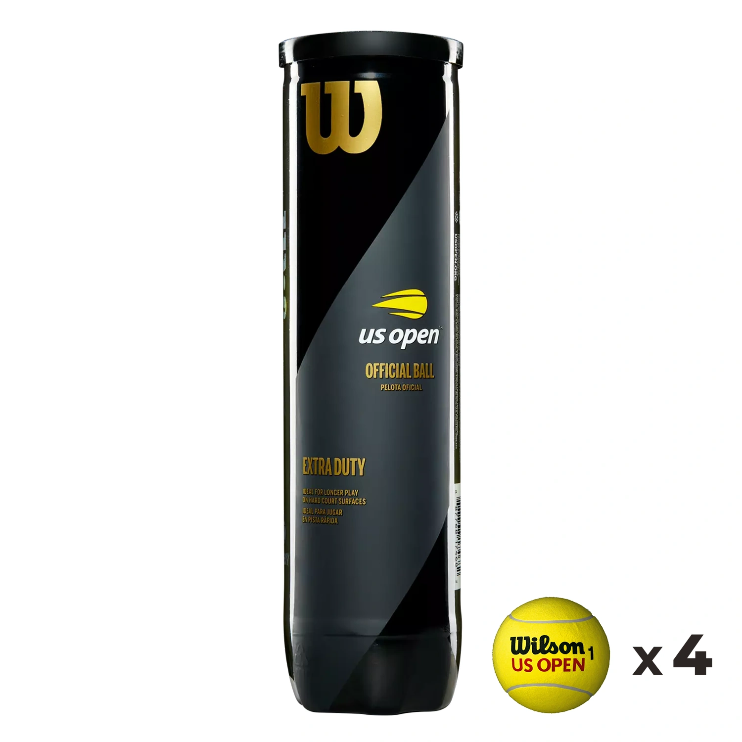 WISON TENNIS BALL US OPEN X4