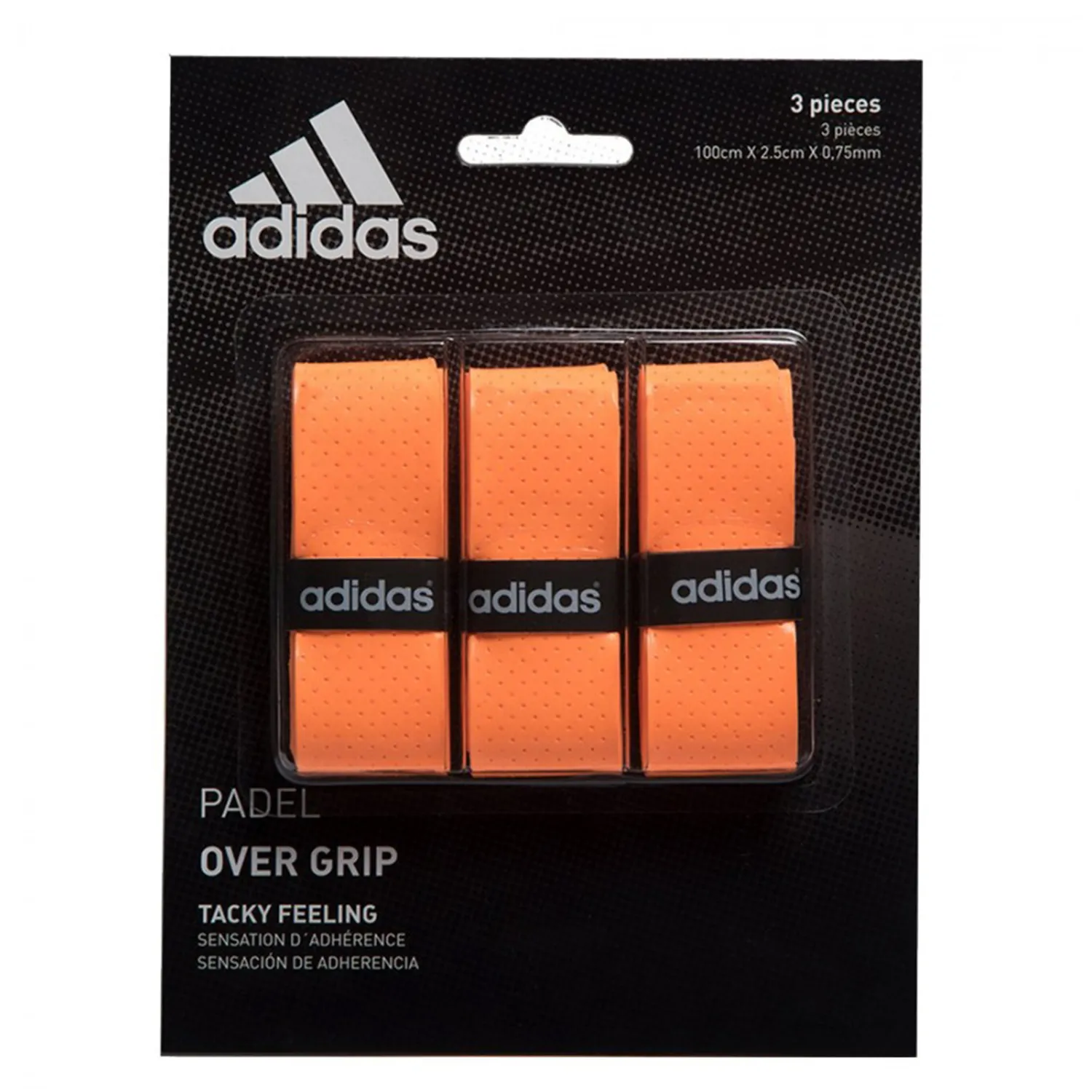 ADIDAS Padel Overgrip Tacky Feeling Orange x3