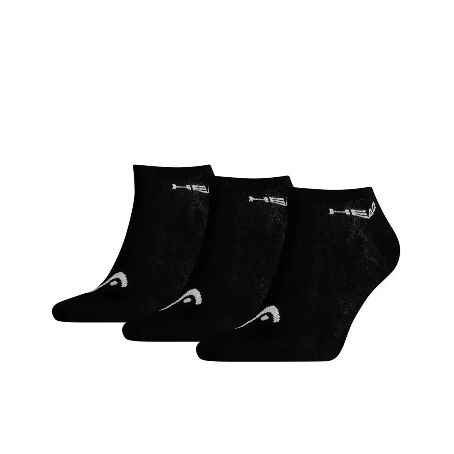 Head Socks Short Crew Black 3 Pairs