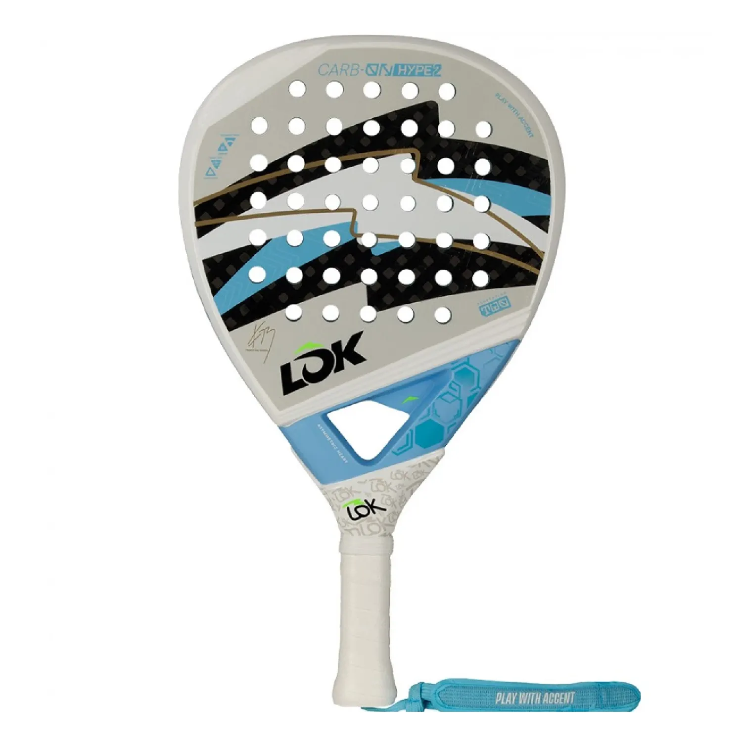 Lok Padel Racket Carbon FDB Gen 2