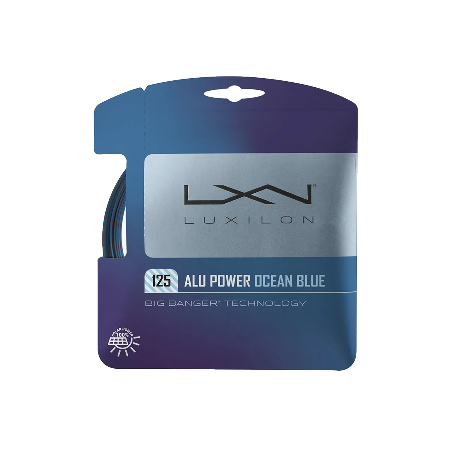 LUXILON TENNIS String Alu Power 125 Ocean Blue