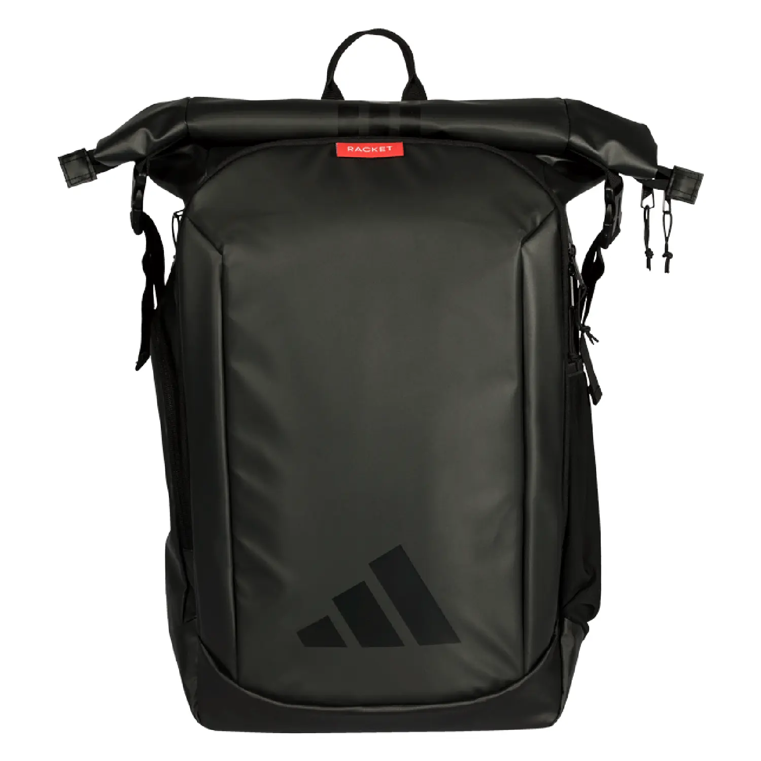 is designed for players who need both capacity and organization in one sleek, modern bag. Its standout roll-top design allows you to adjust the volume depending on your needs, making it ideal whether you’re heading to a quick training session or a full match day. The spacious main compartment easily fits your clothing and gear, while the thermo-insulated racket pocket protects your racket from temperature changes, helping maintain performance and durability. Built with durable, water-resistant materials and a reinforced base, this backpack is made to handle everyday use in demanding conditions. It also features multiple smart compartments, including a padded section for a laptop or accessories, side pockets for bottles, and smaller pockets for personal items. Combined with ergonomic padded straps and a comfortable back panel, it ensures easy carrying even when fully loaded—making it a reliable choice for both sport and daily use.