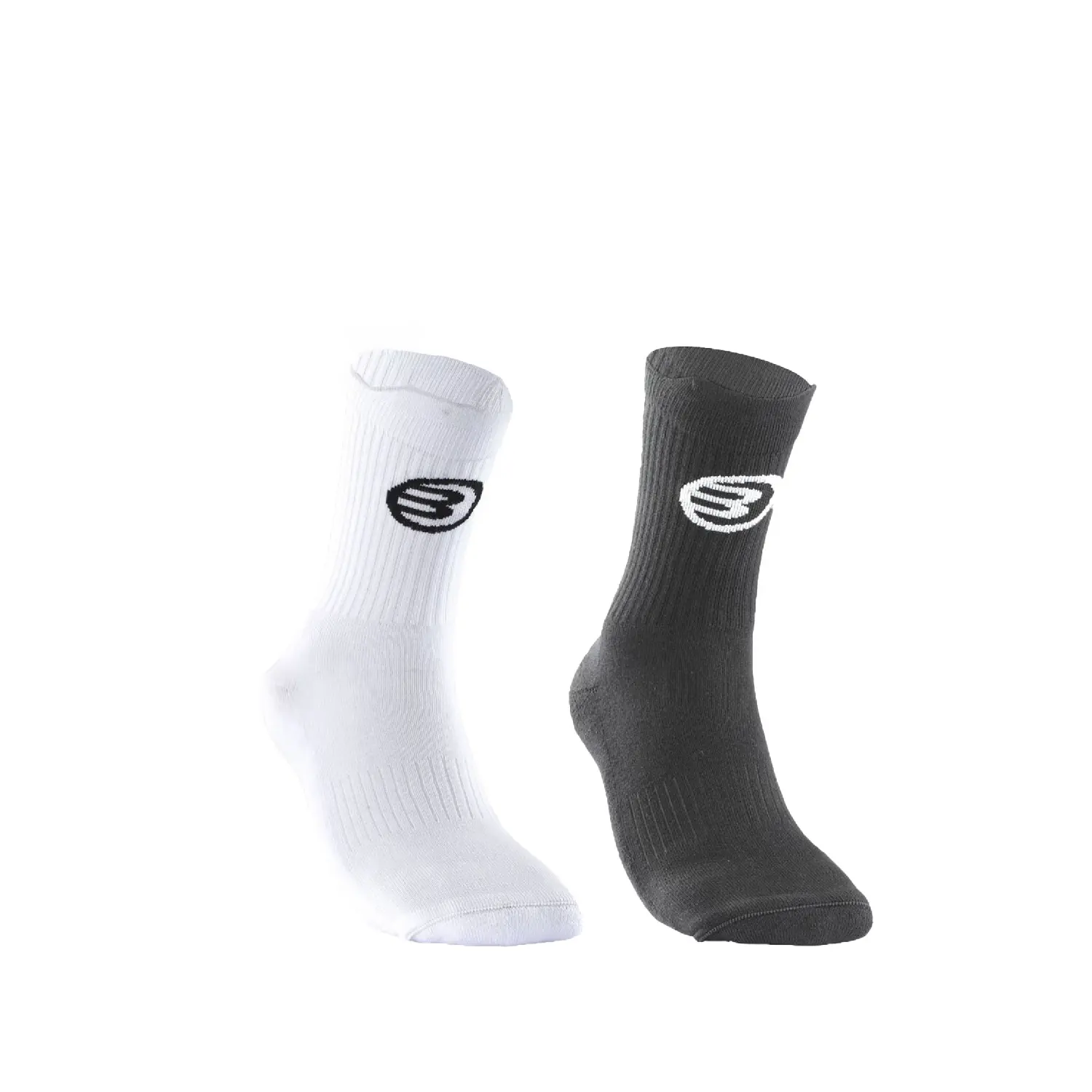 BULLPADEL Socks Black White 2 Pairs