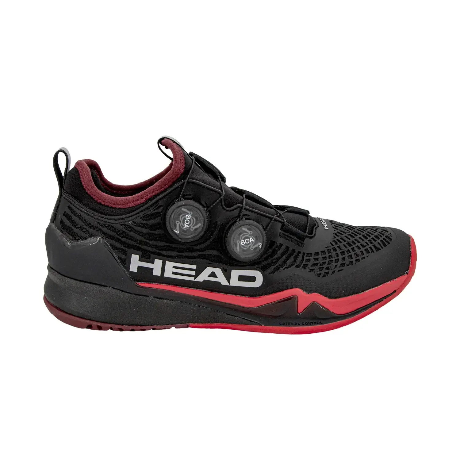 HEAD Tennis Shoes Endure Pro Boa Men Black Red