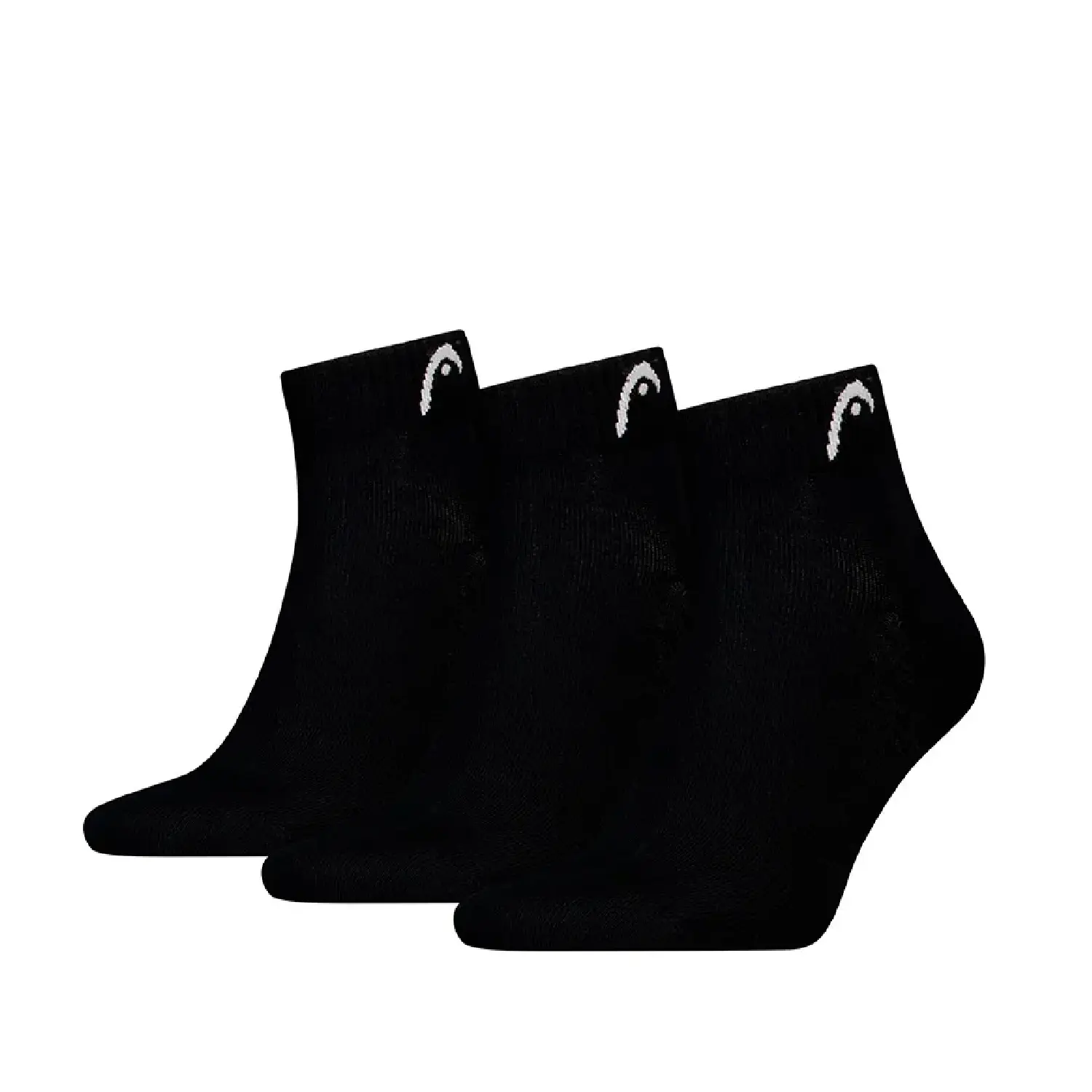 Head Socks All Sports Training Ankle 3 Pairs Black