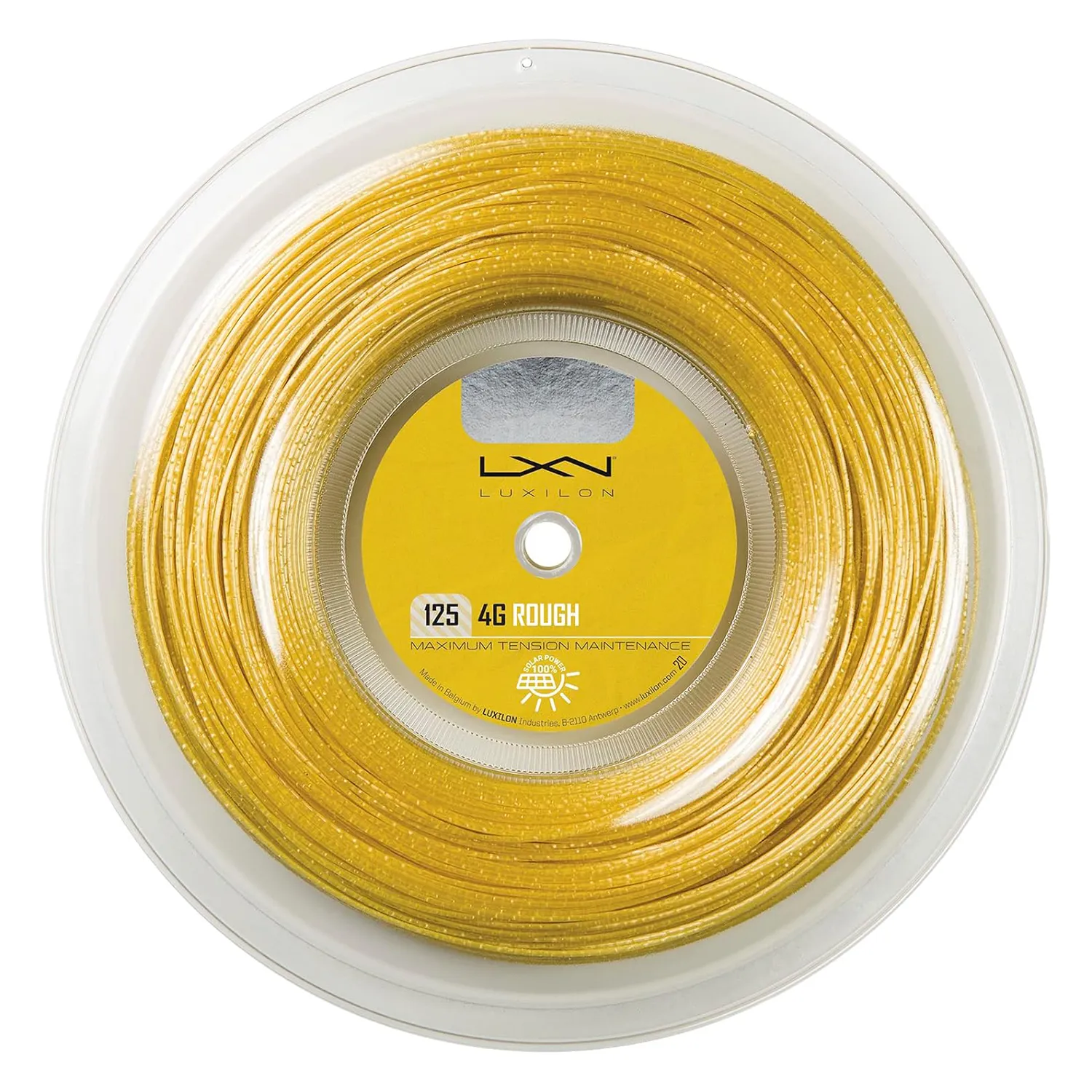 LUXILON Tennis string 4G Rough 125 200M Reel Yellow