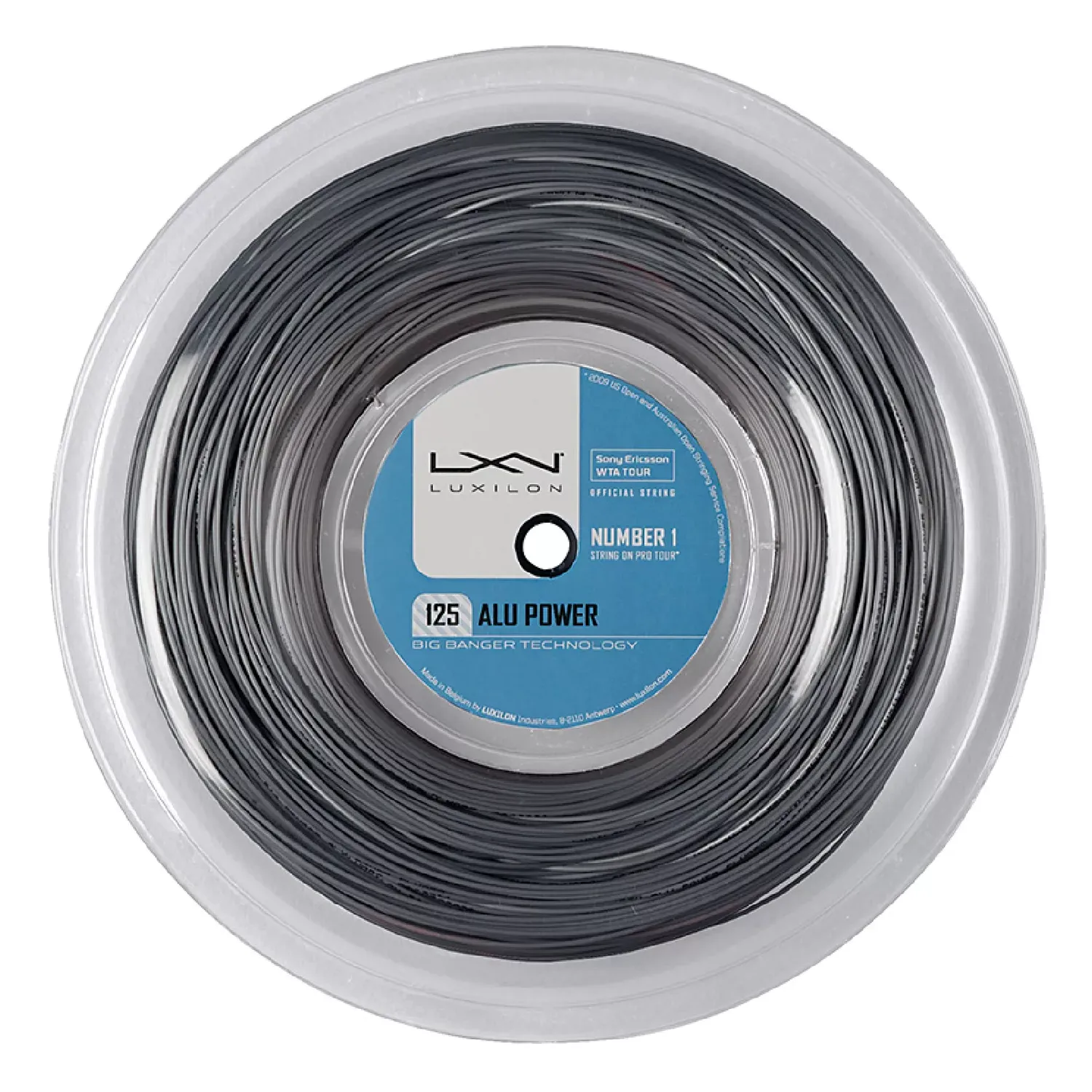 LUXILON Tennis string Alu Power 125 220M Reel Silver