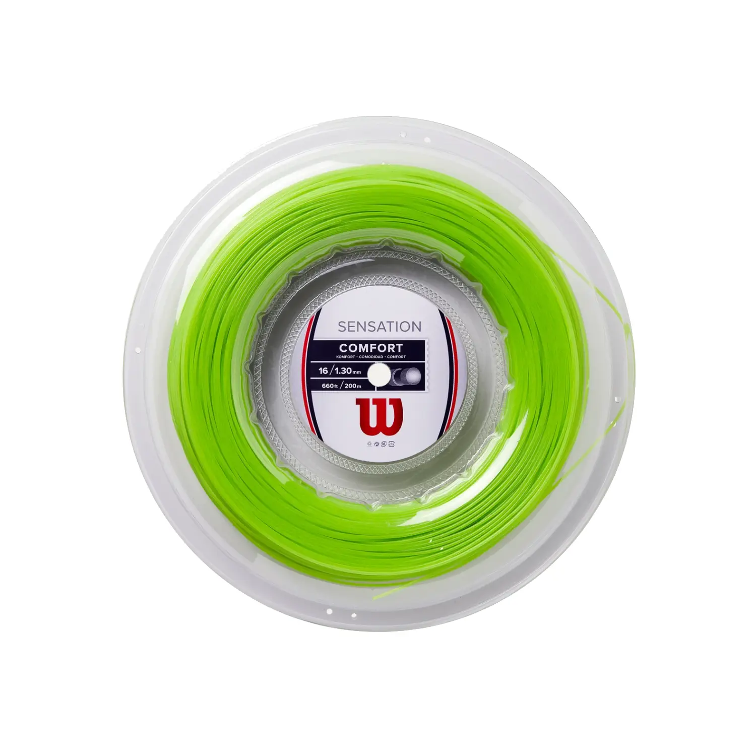 WILSON TENNIS String SENSATION 16 Neon Green 130