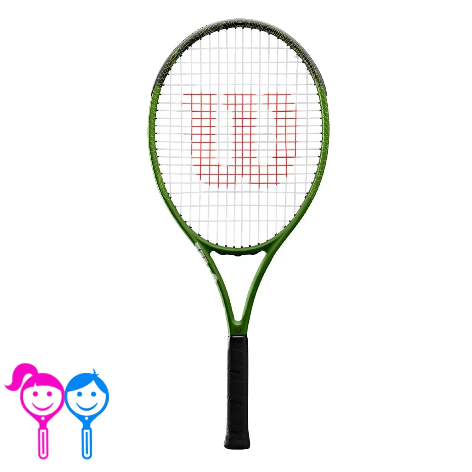 WILSON Tennis Racket Blade Feel Jr 25 Strung (1)