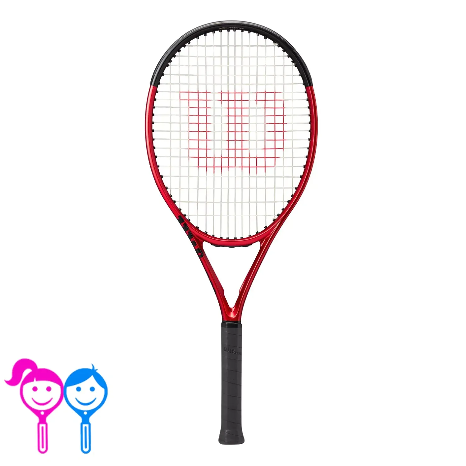 WILSON Tennis Racket Clash 26 V2.0 Strung (1)