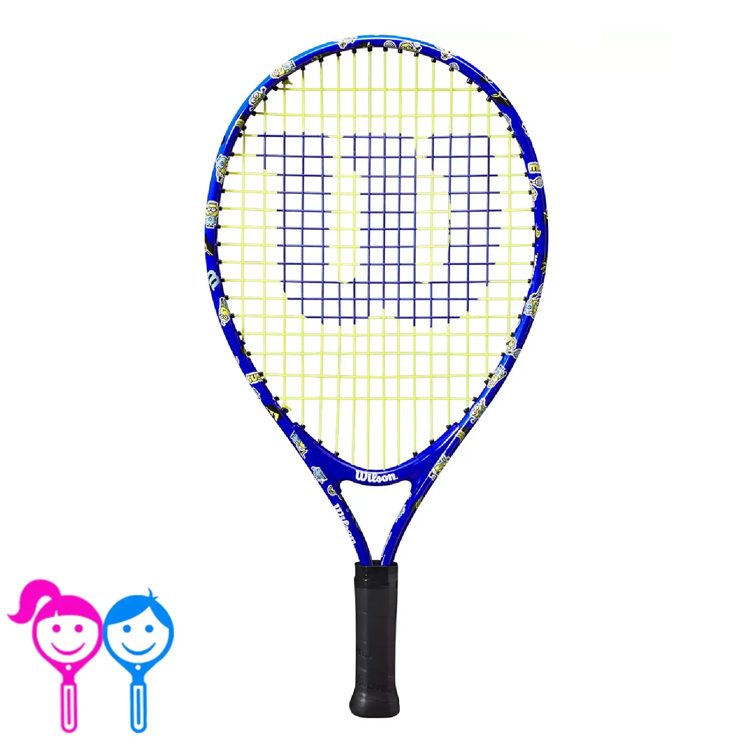 WILSON Tennis Racket Minions 3.0 Jr 19 Strung (1)
