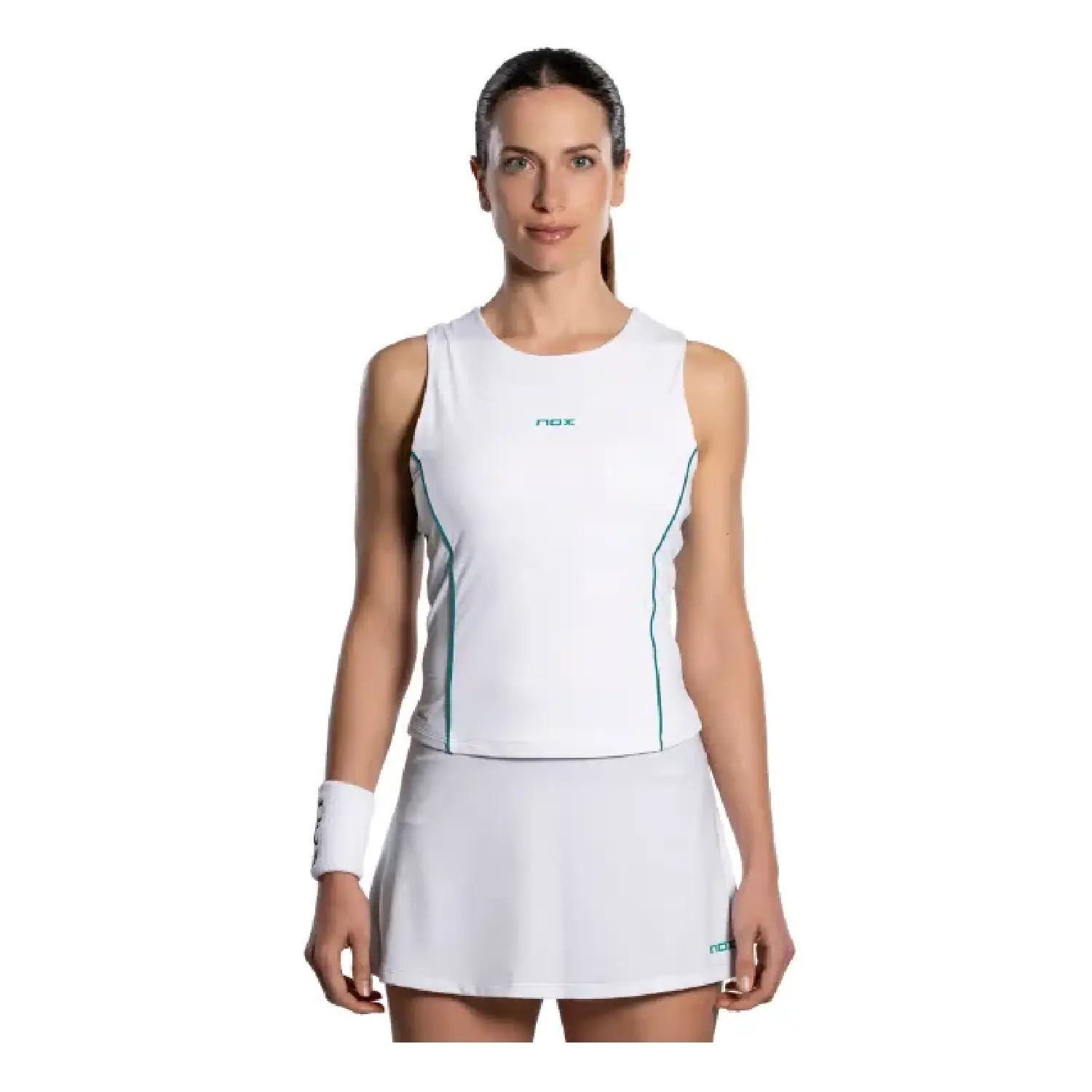 NOX Top Women Pro White Ivy Green